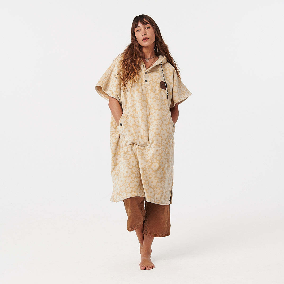 Slowtide Ginny Extra-Warm Poncho - Khaki - Image 1 of 11
