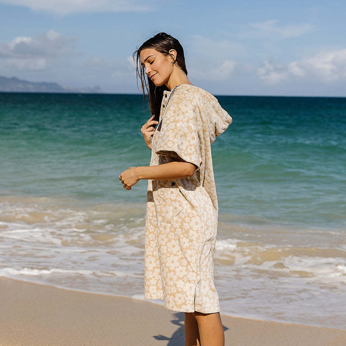 Slowtide Ginny Extra-Warm Poncho - Khaki - Image 3 of 11