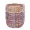 African Modern Lavender & Purple Bath Bin Basket - Thumbnail 1