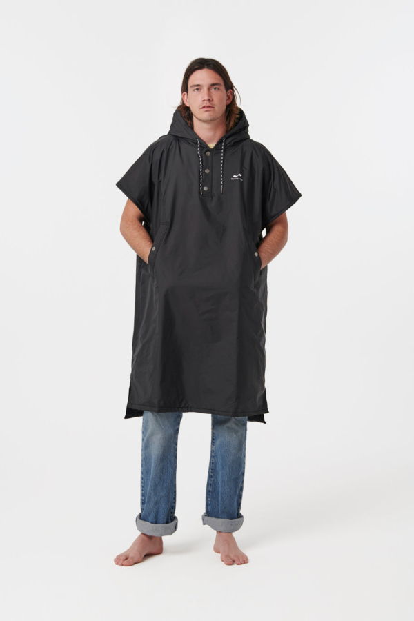 Slowtide Waterproof Changing Poncho - Black