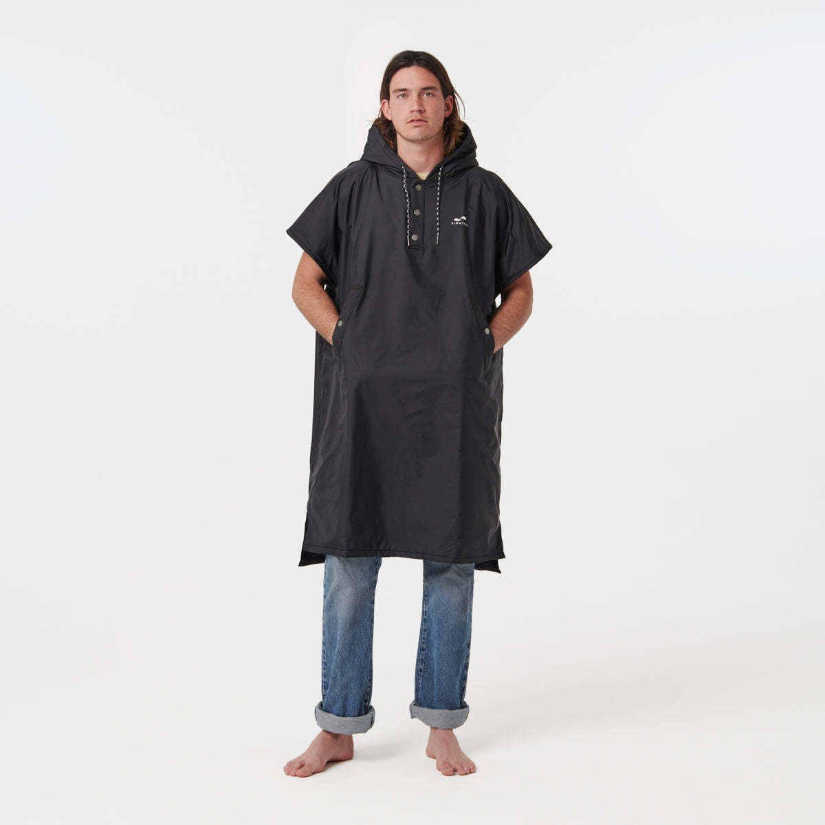 Slowtide Waterproof Changing Poncho - Black - Image 1 of 11
