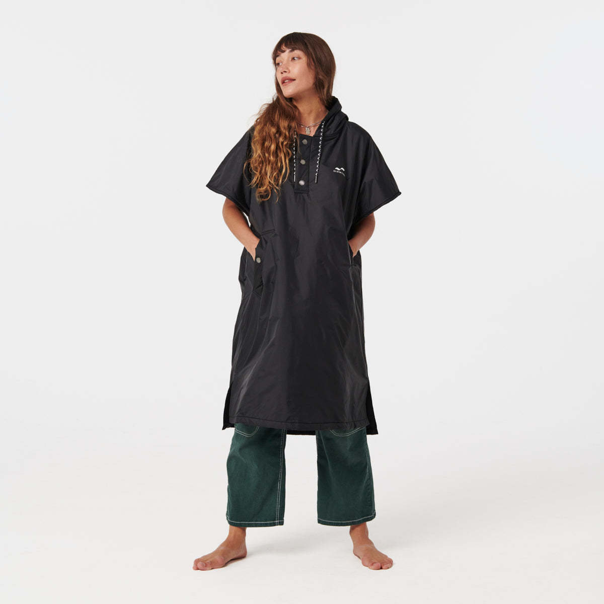 Slowtide Waterproof Changing Poncho - Black - Image 5 of 11