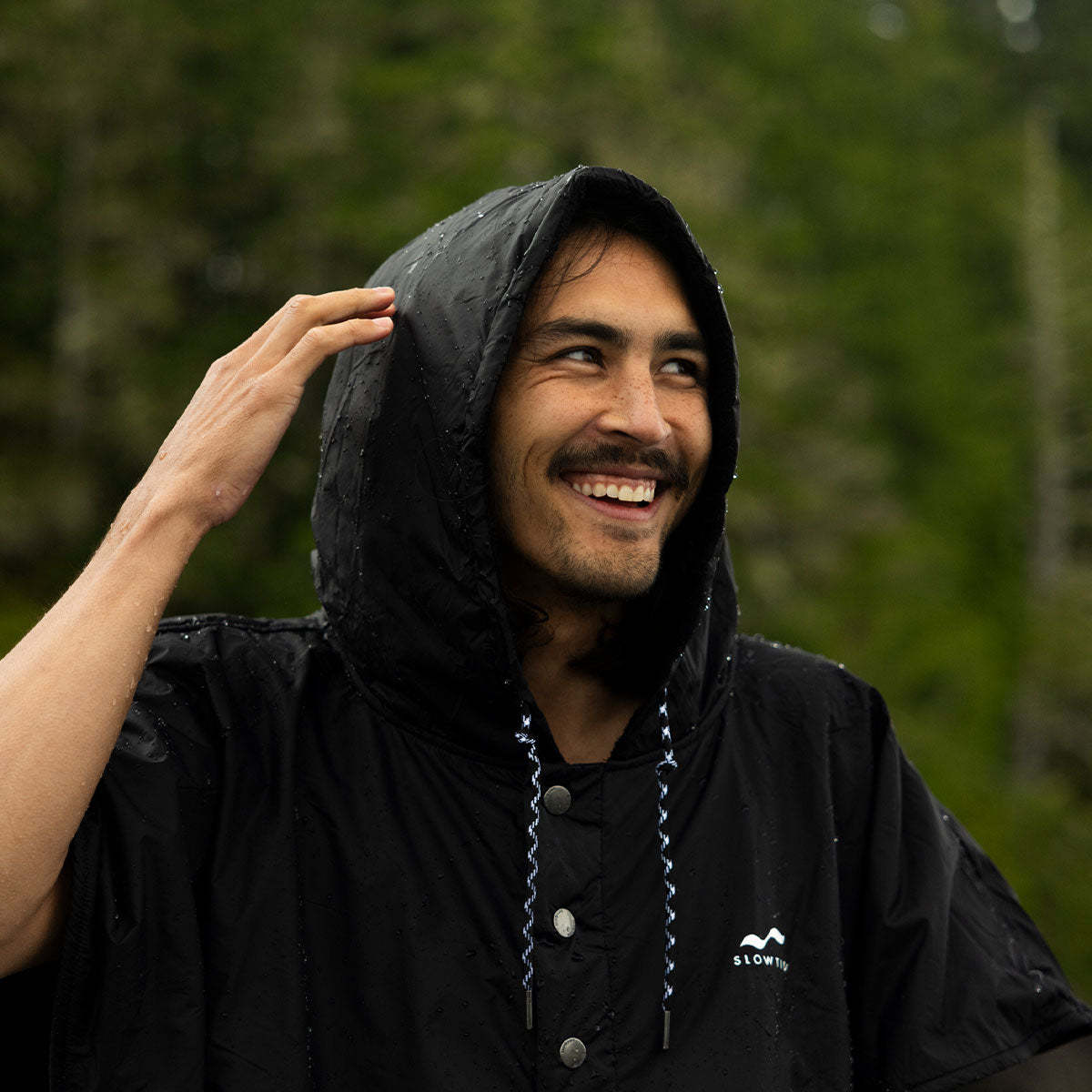 Slowtide Waterproof Changing Poncho - Black - Image 8 of 11