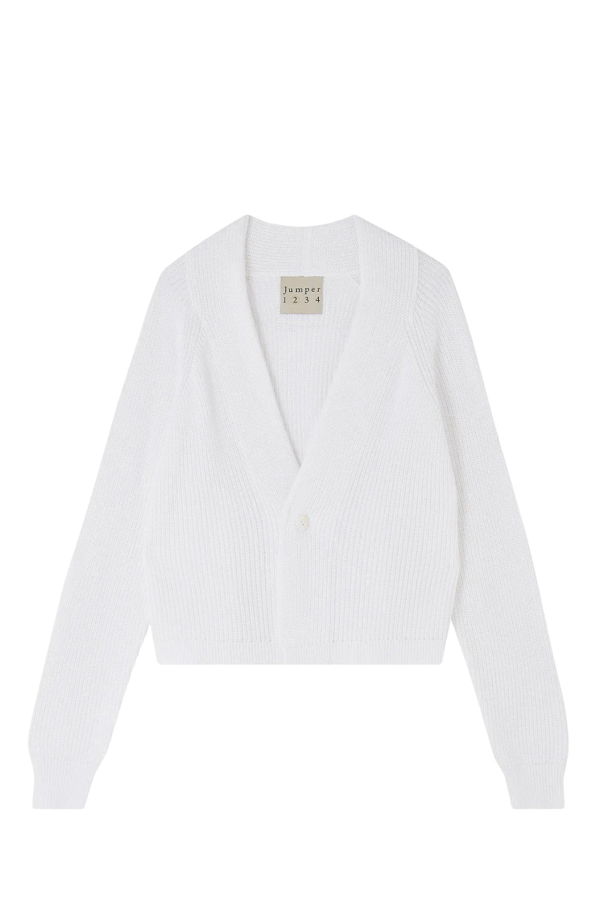 Jumper 1234 Cotton Fisherman Rib Cardigan