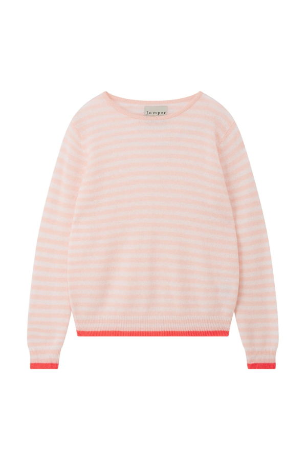 Jumper 1234 Tipped Narrow Stripe Boyfriend Sweater