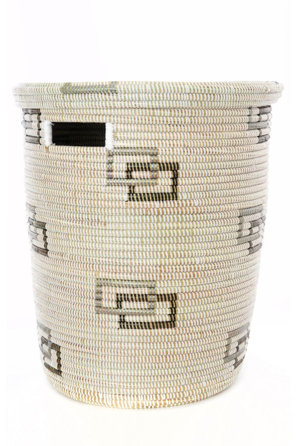 African Modern Perfect Match Flat Lid Storage Basket