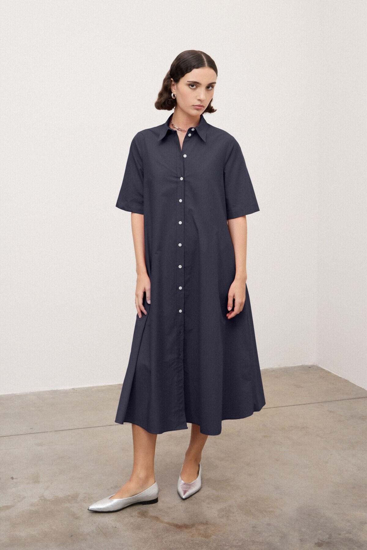 Ottod'Ame Poplin Shirt Dress - Image 1 of 5