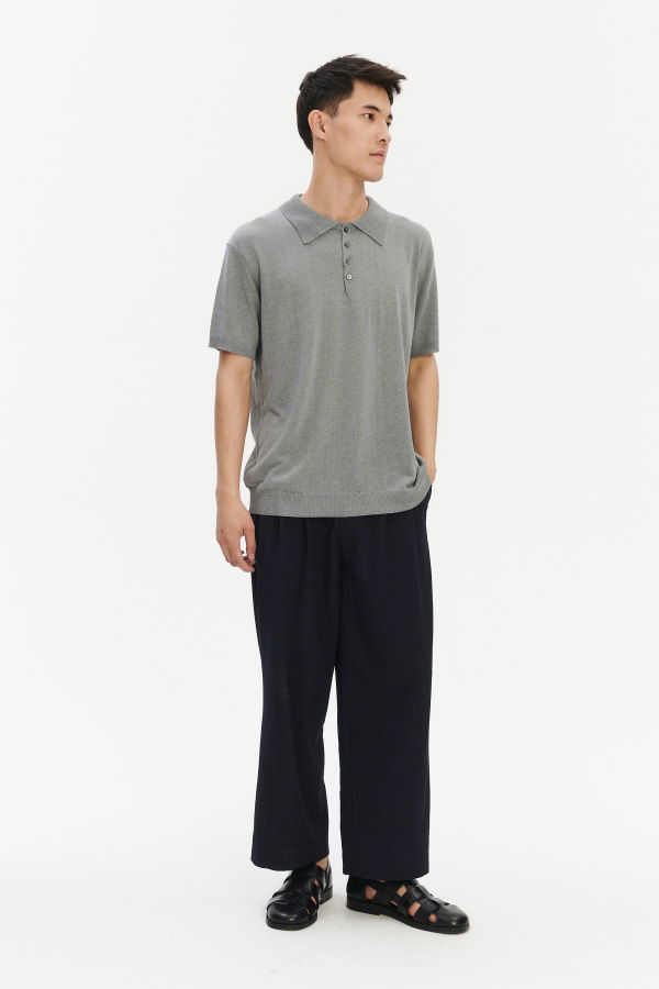 Delikatessen Short Sleeve Polo - Pure Silk