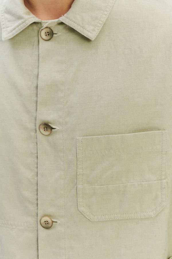 Delikatessen Workwear Jacket in a Blend of Cotton and Linen