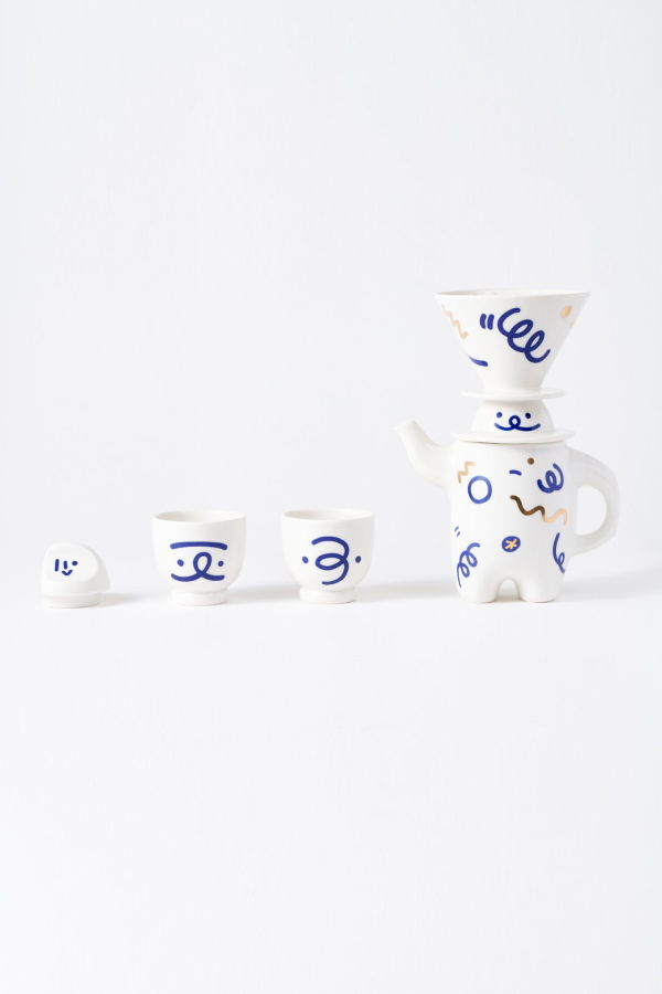 Intent Studio WEKUKU Brew Buddy Teapot & Coffee Pot Set