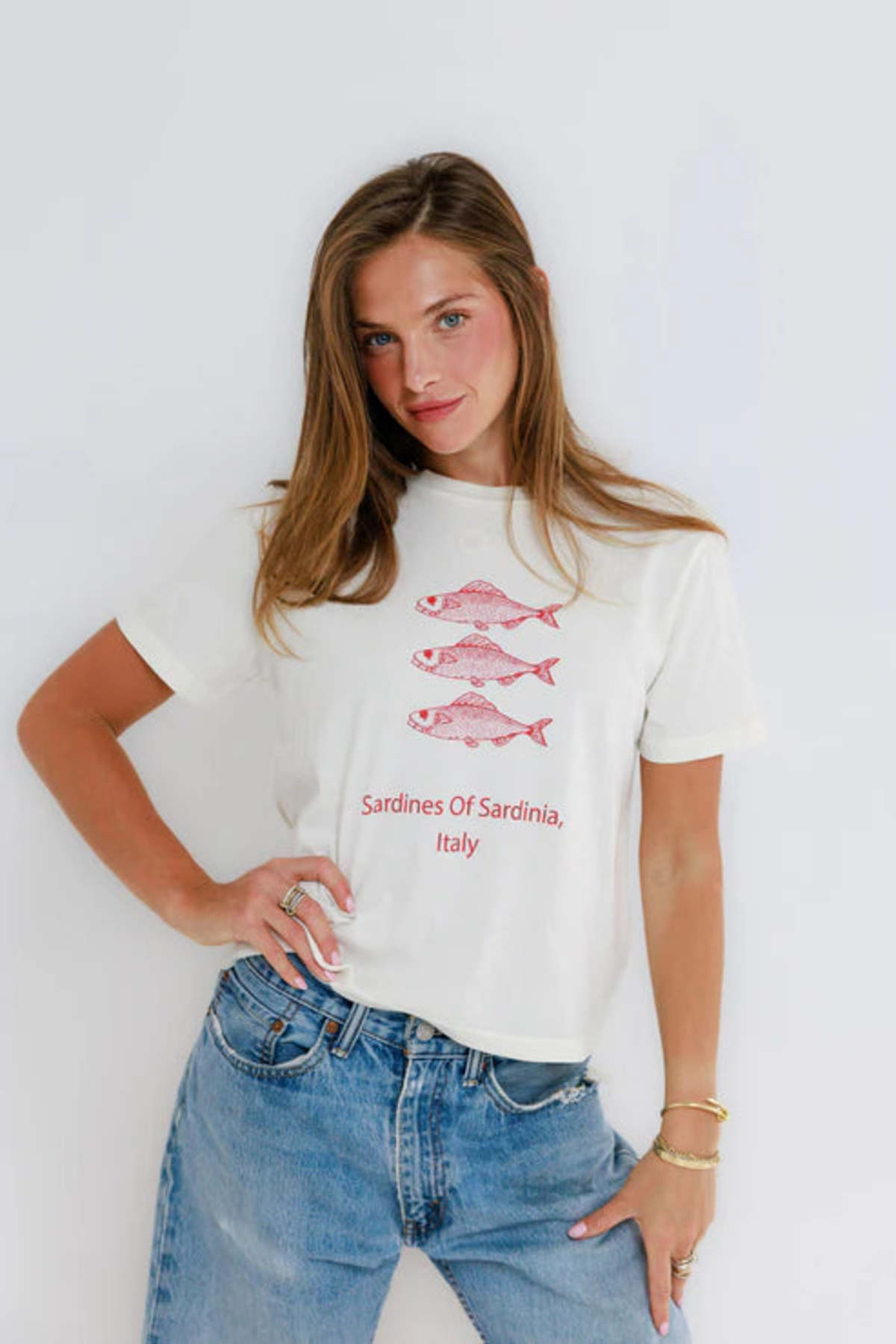 Sunny Somewhere Sardines Everyday Tee - Image 2 of 3