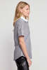 The Shirt Short Sleeve Shirt - Gunmetal/White - Thumbnail 5