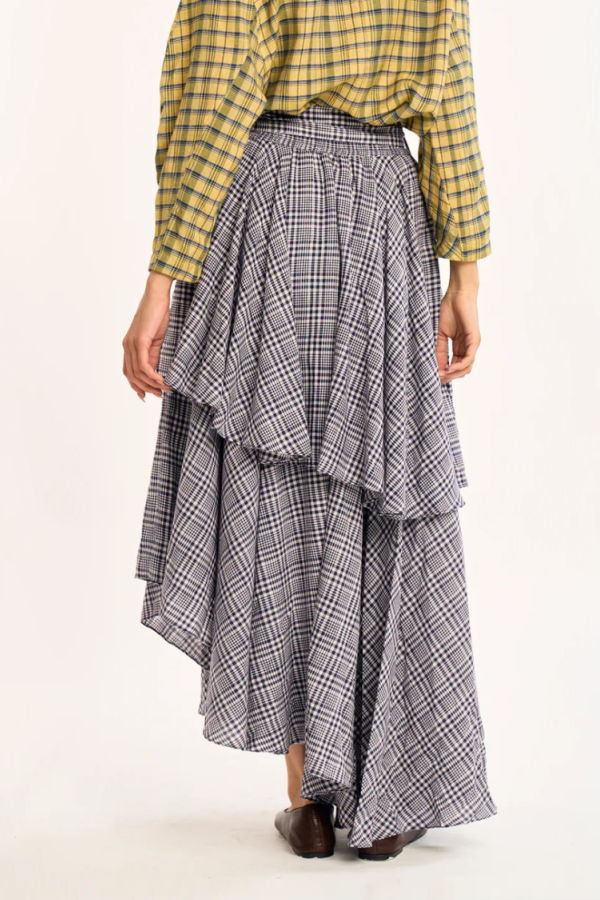 RUJUTA SHETH Circa Skirt - Kelp Chex