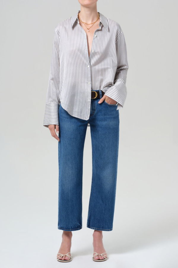 Citizens of Humanity Faye Vintage Straight Jeans - Azure Blue