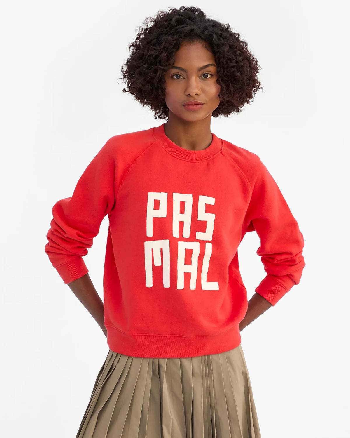 Clare V. Le Court Sweatshirt - Image 1 of 3