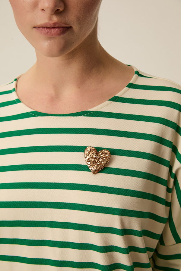 Des Petits Hauts Filly Striped Long Sleeve Tee