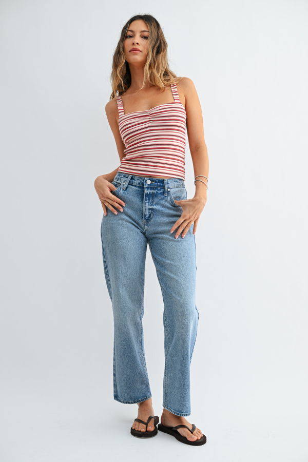 Just Black Denim The Classic Straight Leg Jeans