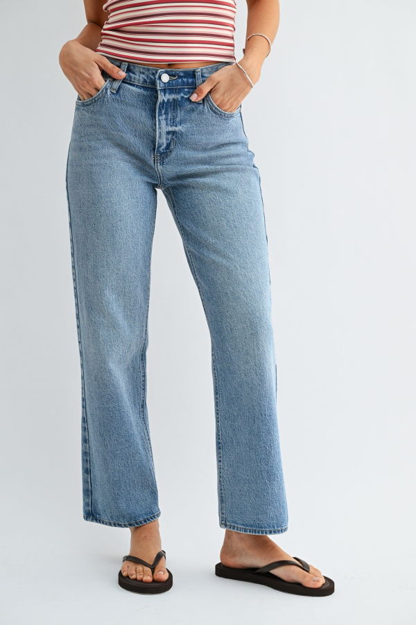 Just Black Denim The Classic Straight Leg Jeans