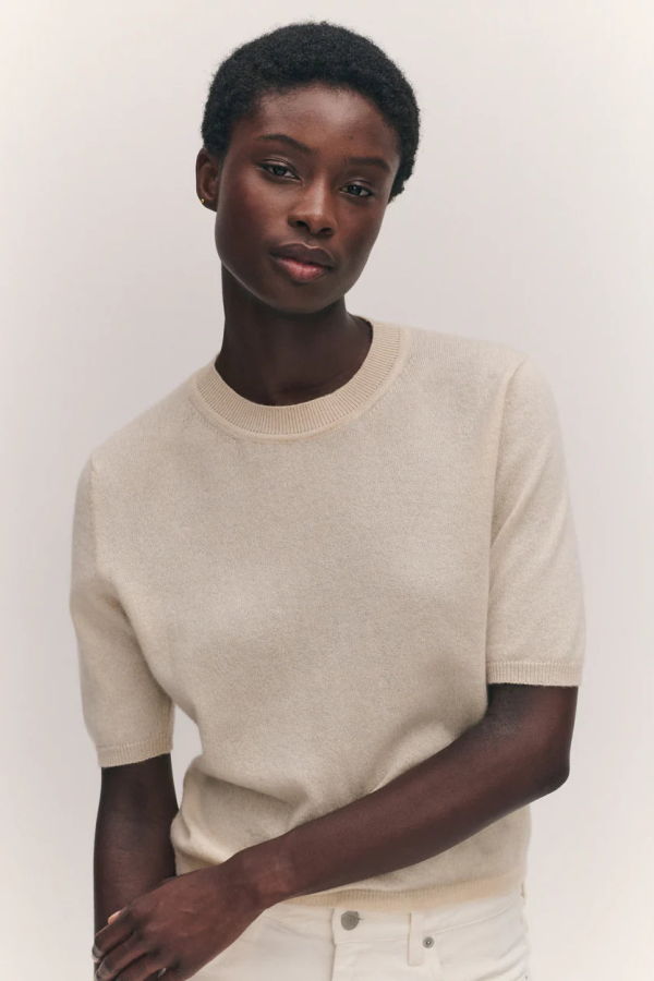 &Daughter Emer T-Shirt Top - Canvas