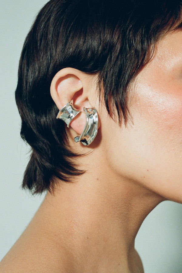 FARIS Calamari Ear Cuff - Sterling Silver