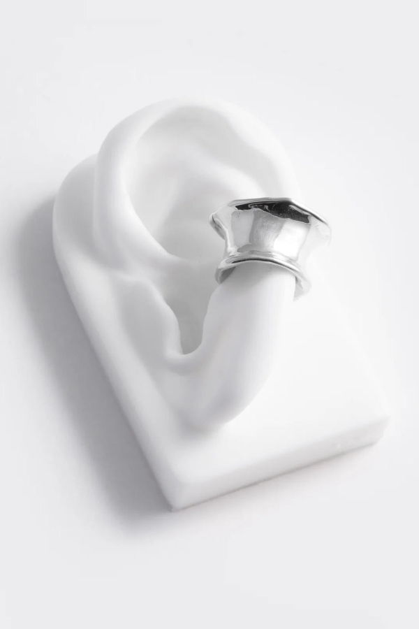 FARIS Calamari Ear Cuff - Sterling Silver