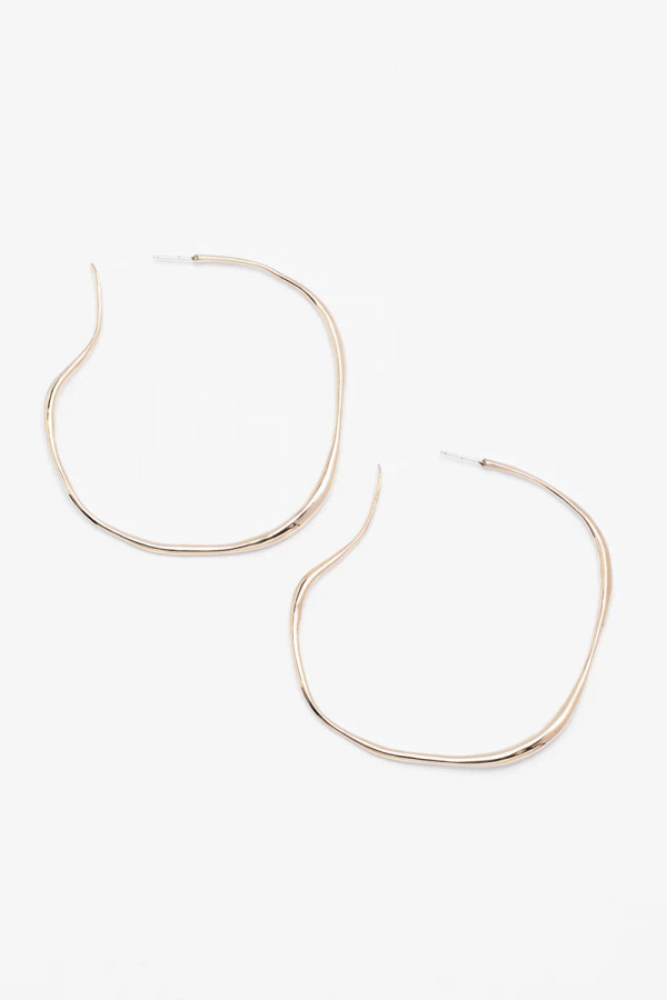 FARIS Vero Hoops Large Earrings - Bronze