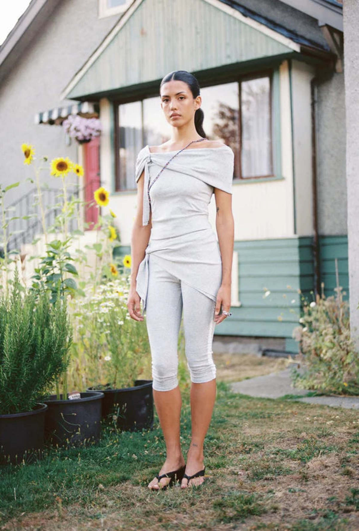 A Bronze Age Celine Top - Sport Grey - Image 5 of 5