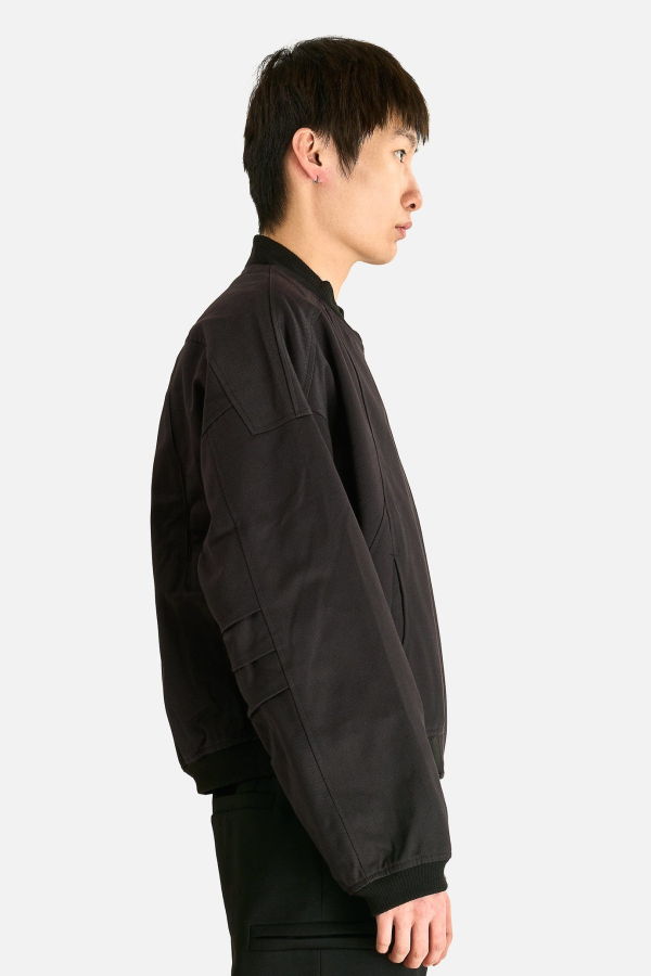 FFFPOSTALSERVICE Darted MA-1 Bomber Jacket - Black