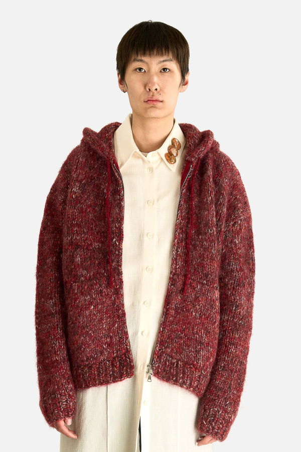 Namacheko Maurius Hoodie - Crimson Black