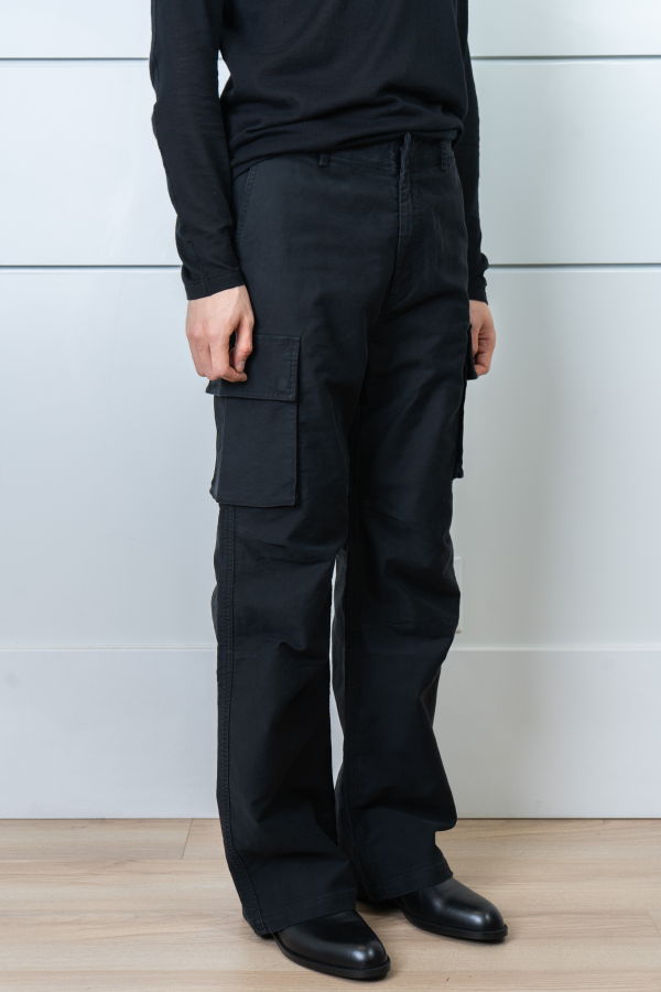INSAIT Moleskin Cargo Pants - Black