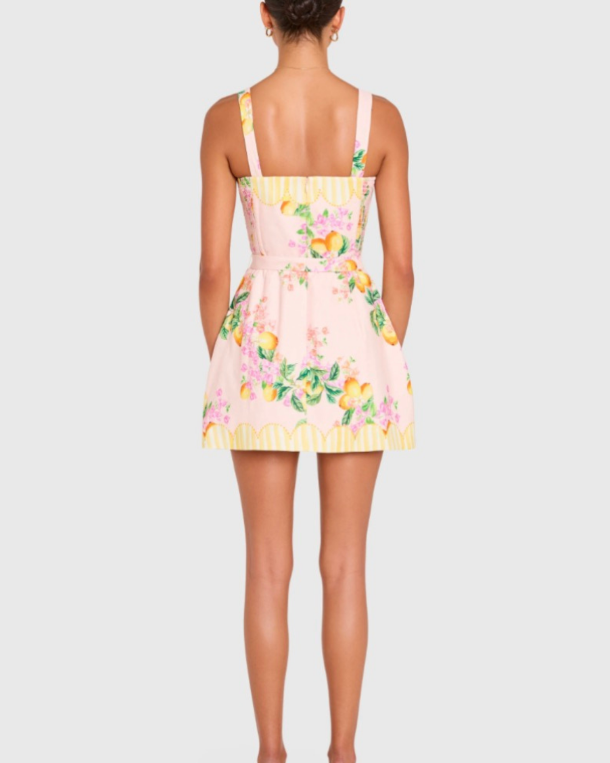 Amanda Uprichard Judie Romper - Limoncello - Image 5 of 5