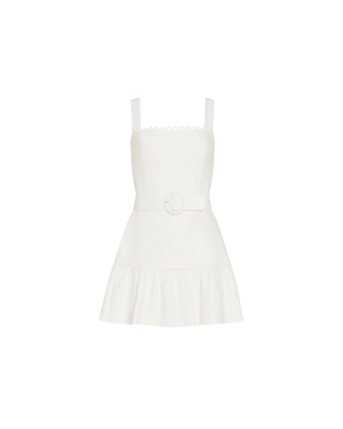 Amanda Uprichard Lena Romper - Ivory - Image 1 of 5