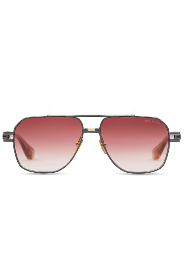 DITA Kudru Sunglasses - Black Iron / Yellow Gold