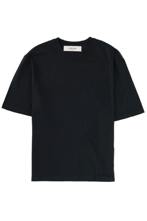 Golden Goose T-Shirt With Logo - Black