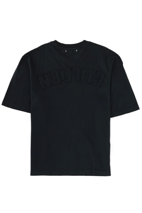 Golden Goose T-Shirt With Logo - Black