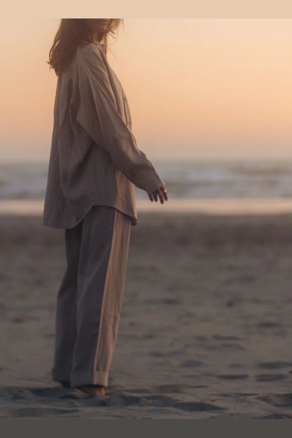 Hendriks Jasmine Pant - Mushroom