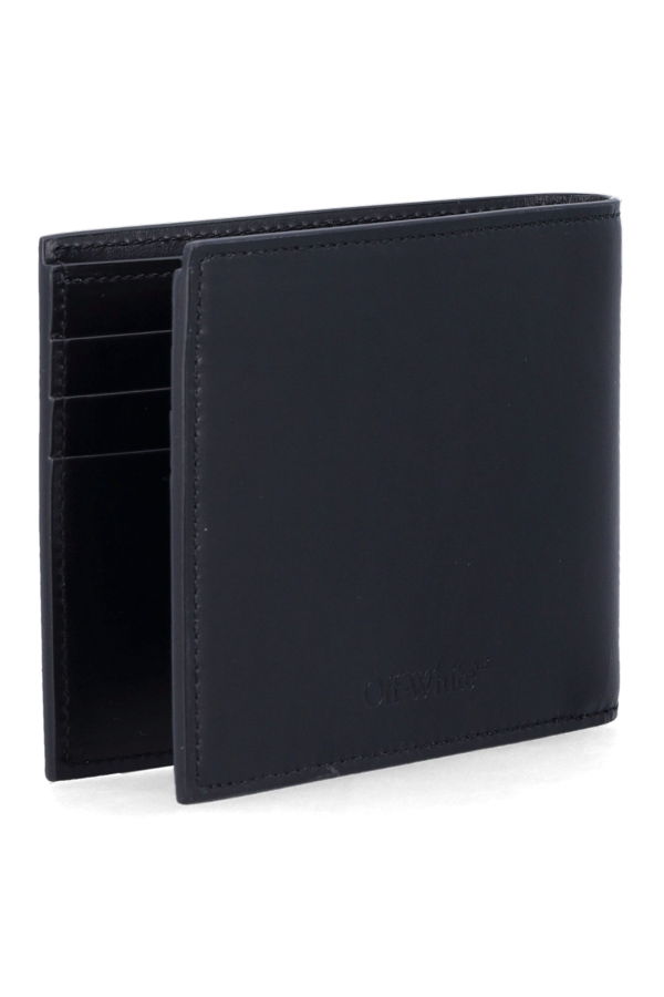 Off-White Heritage Bifold Leather Wallet - Black