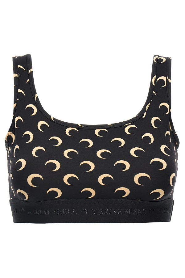 MARINE SERRE Moon Sporty Top - Black