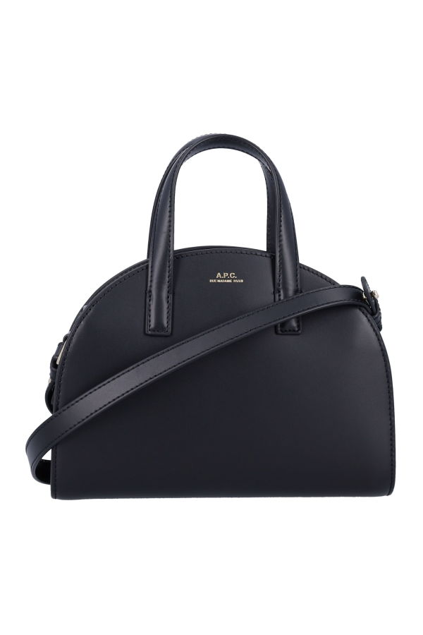 A.P.C. Demi Lune Small Tote - Black