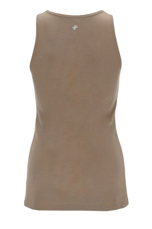 Patou Logo Print Tank Top - Beige