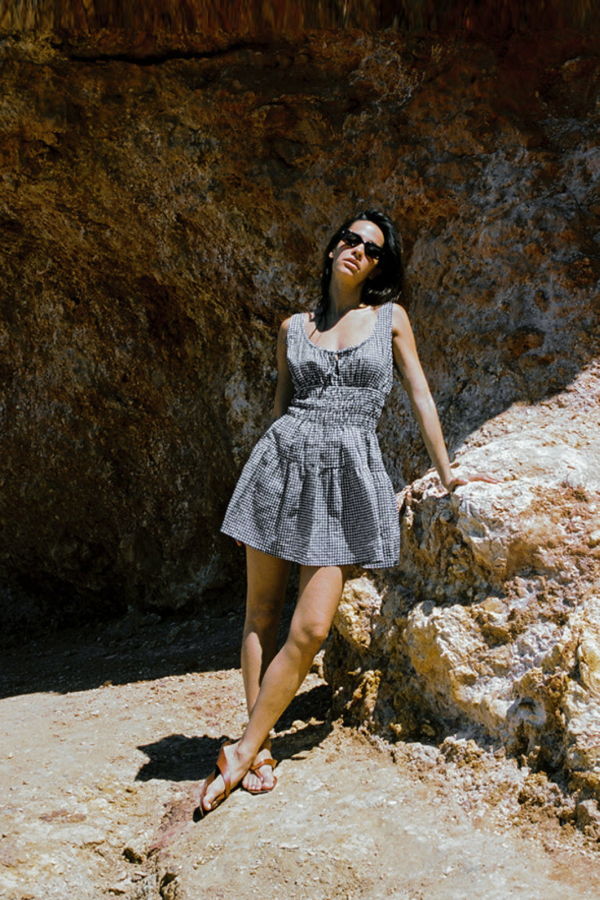 ciao lucia Gianluca Check Dress