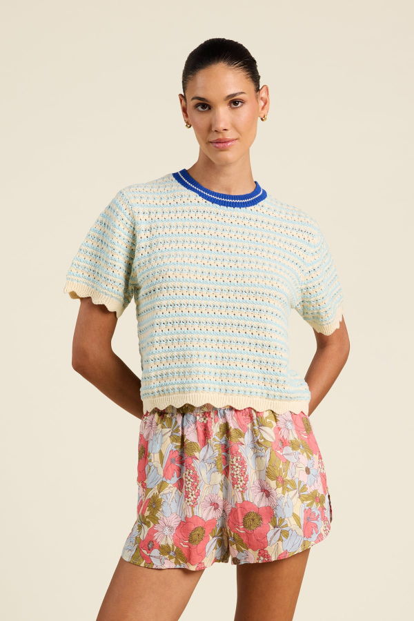 Trovata Jules Aqua Sweater