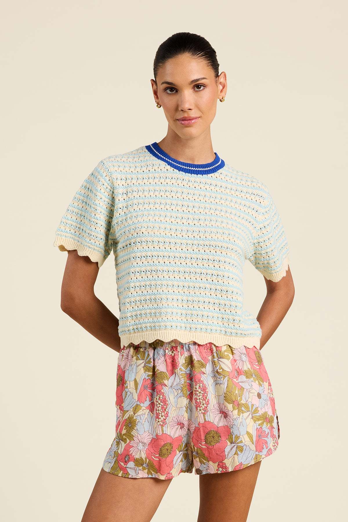 Trovata Jules Aqua Sweater - Image 1 of 5