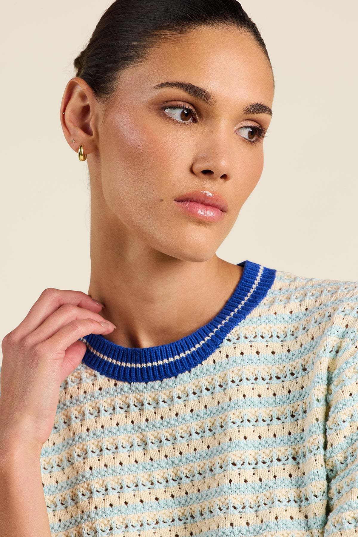 Trovata Jules Aqua Sweater - Image 5 of 5