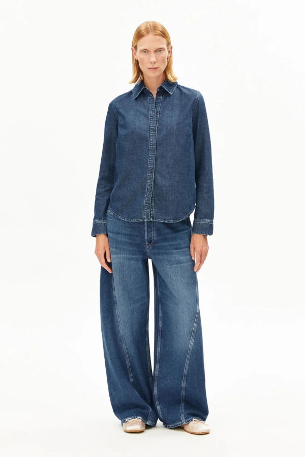 Fort Aurelaa Denim Blouse