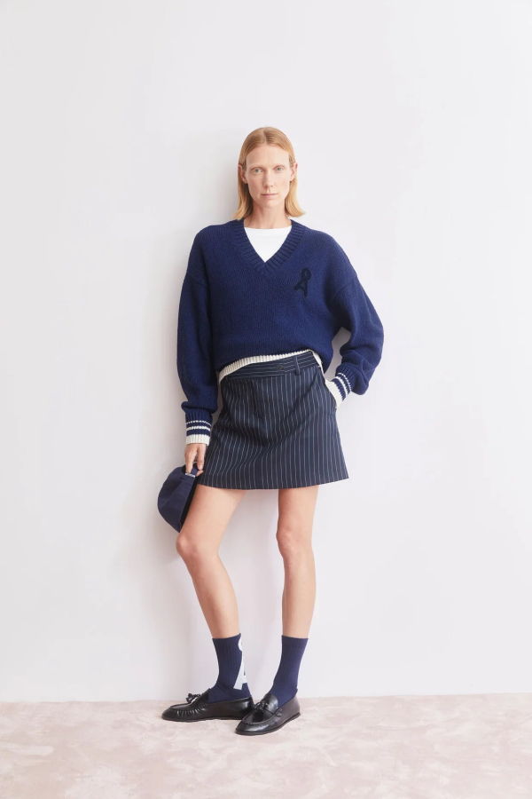 Armedangels Pinstripe Mini Skirt