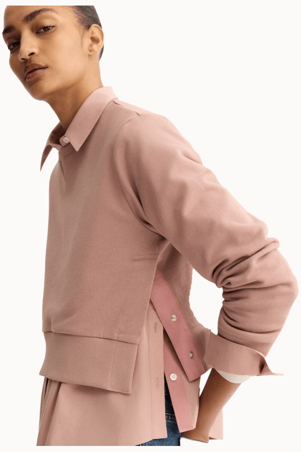 Arlo Mott Kent Crewneck Sweater - Dusty Rose