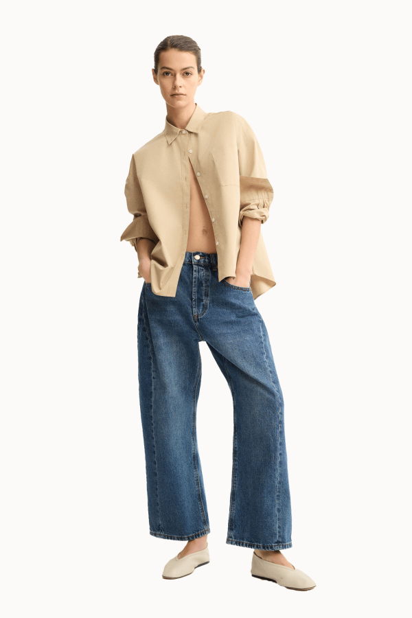 Arlo Mott Watts Side Button Shirt - Khaki