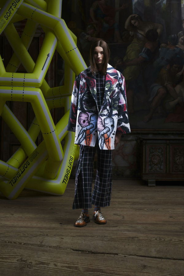 Henrik Vibskov Care Coat Carrots Coat - Multicolour