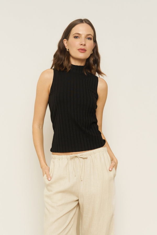 Whimsy + Row Dillon Tank - Black